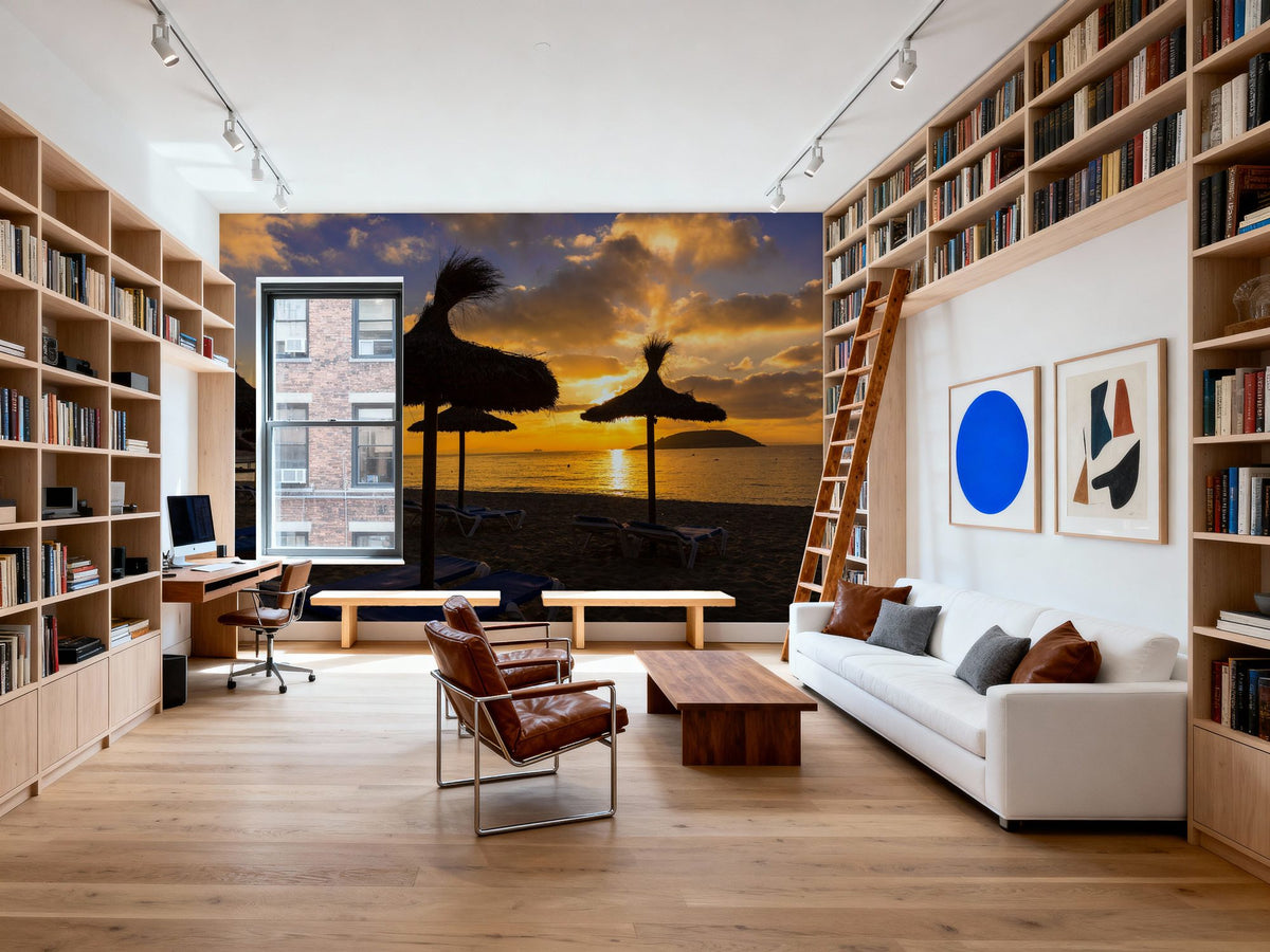 Magaluf Sunrise Mural Wallpaper - room preview 03