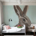 Spring Bunny Mural Wallpaper - room preview 03