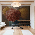 Fall Hydrangea II Mural Wallpaper - room preview 03