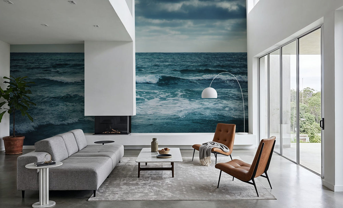 Roaring Seascape Mural Wallpaper - room preview 03