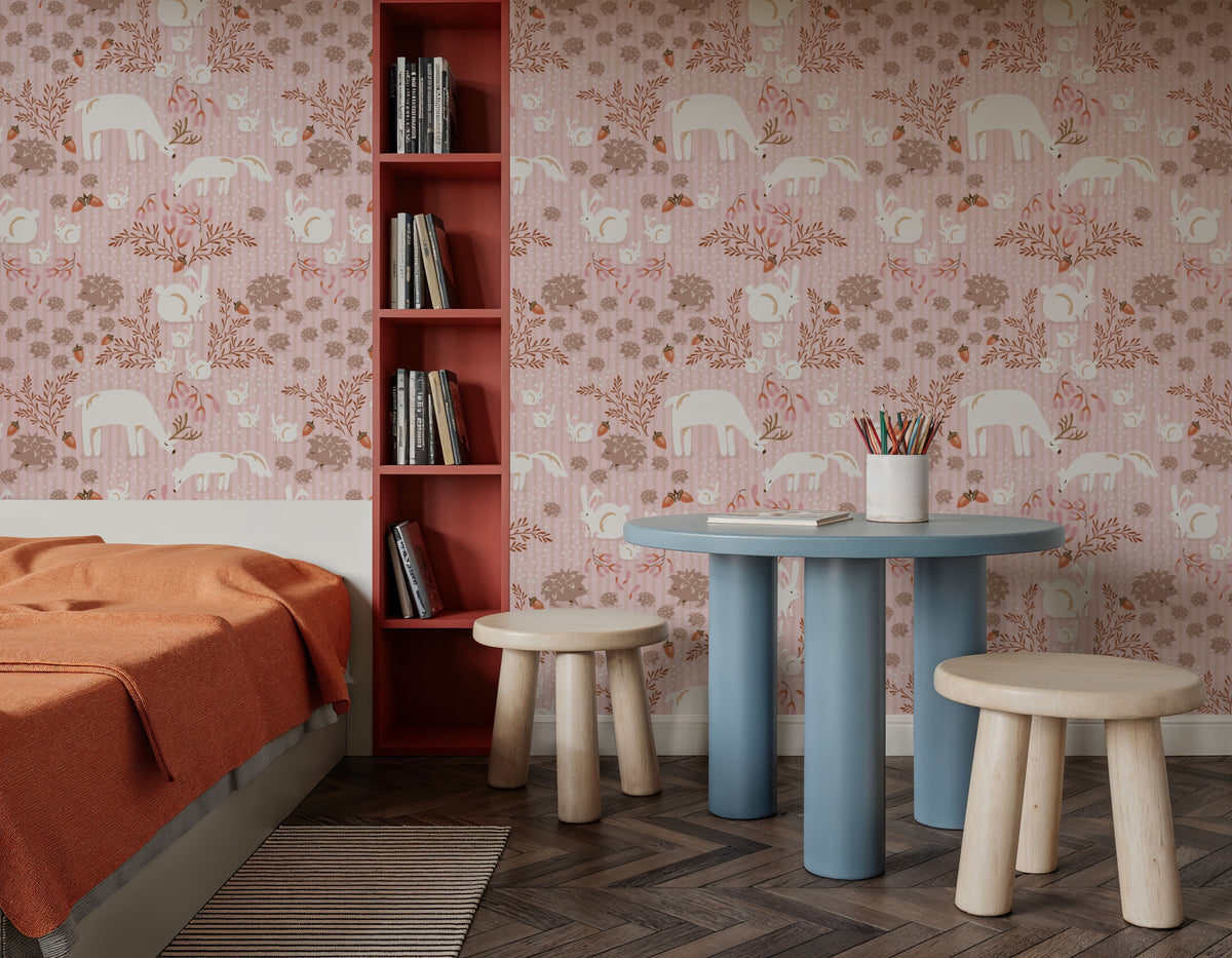 Welcome to the World, Strawberry Mural Wallpaper - room preview 03
