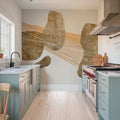 Metallic Texture Tall IV Mural Wallpaper - room preview 03