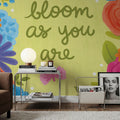 Bloom As You Are Mural Wallpaper - room preview 03