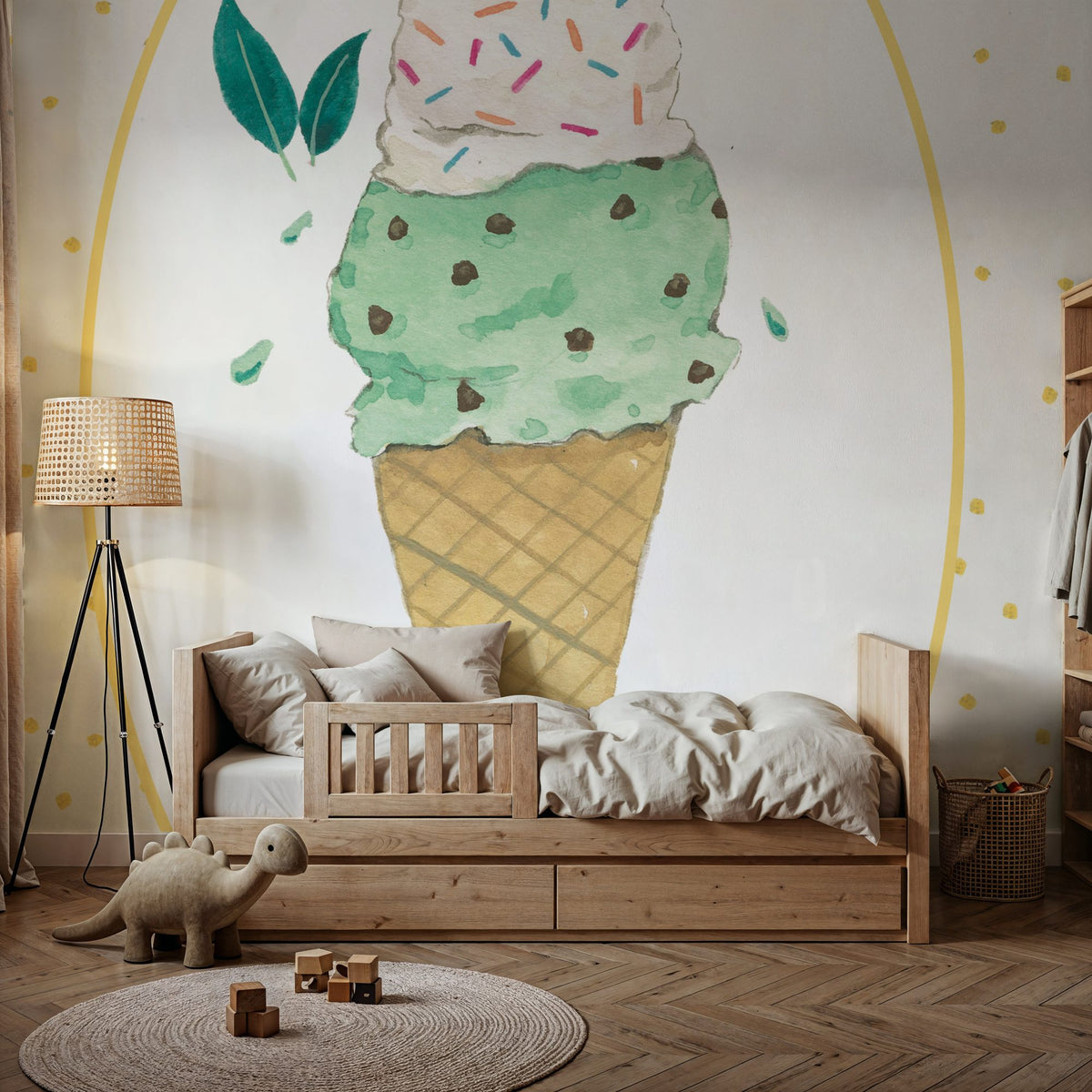 Lifes a Beach Scoops Mural Wallpaper - room preview 03
