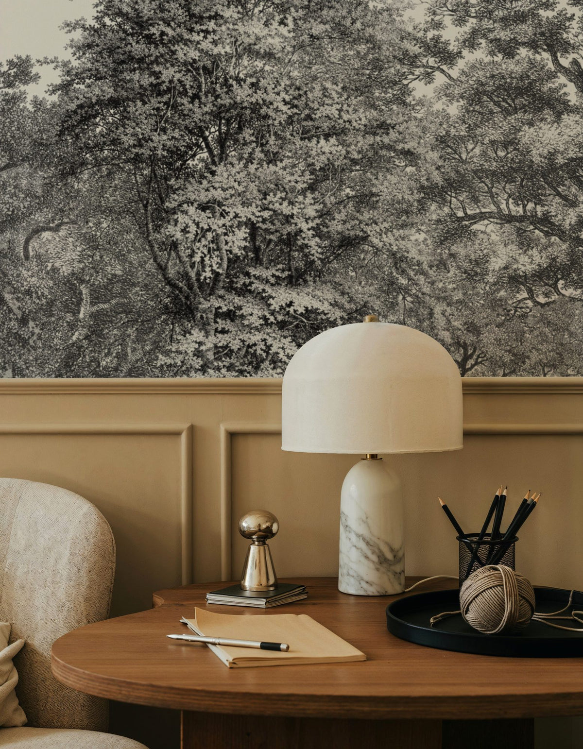 Over the Treetops, Stone Mural Wallpaper - room preview 03