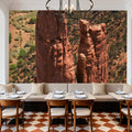Crimson Buttes of Monument Valley Mural Wallpaper - room preview 03