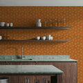 Autumn Buds Light Brown Mural Wallpaper - room preview 03