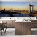 Golden Bridge Horizon Mural Wallpaper - room preview 03