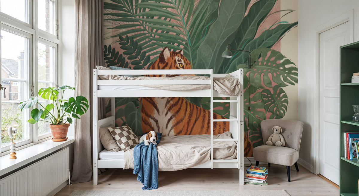 One Cool Cat Mural Wallpaper - room preview 03