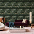Camouflage Lines Mural Wallpaper - room preview 03