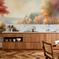 Serene Autumn Mural Wallpaper - room preview 03