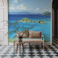 Tropical Paradise Cove Mural Wallpaper - room preview 03