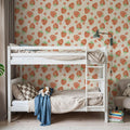 Heartful Strawberries Mural Wallpaper - room preview 03