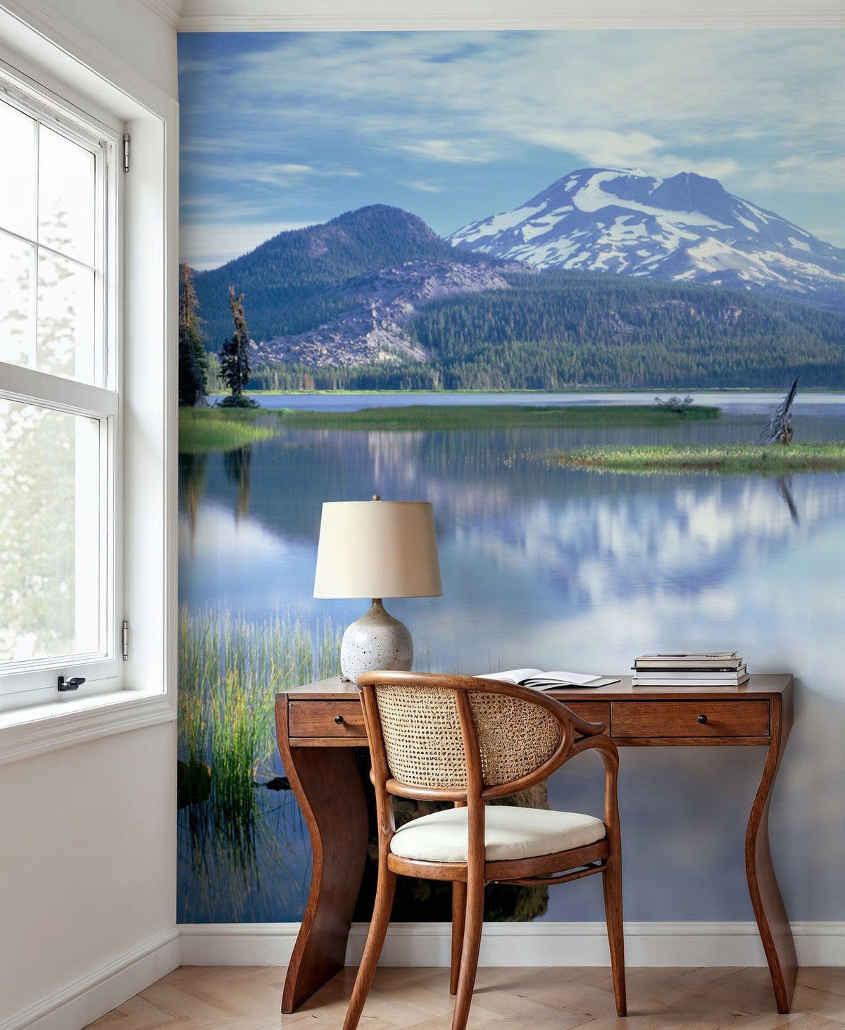 Mountain Serenity Mural Wallpaper - room preview 03