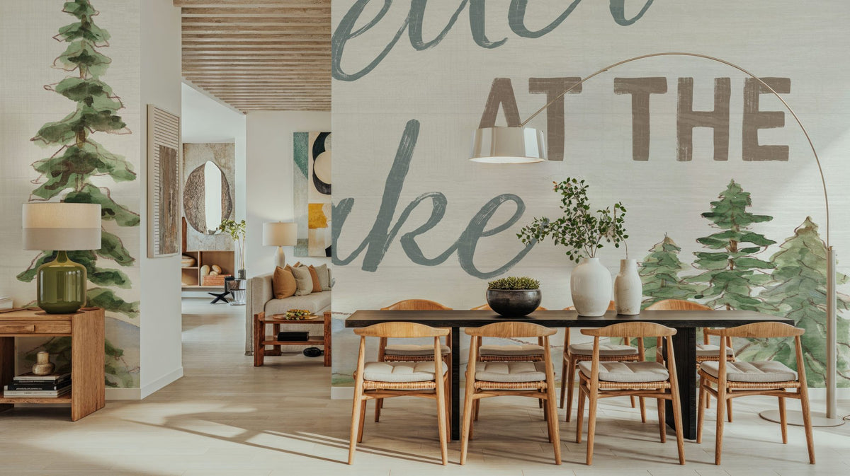 Lake Retreat VI Mural Wallpaper - room preview 03