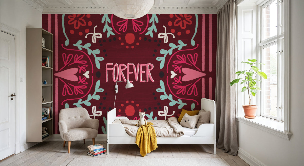 Love Sentiments Forever Mural Wallpaper - room preview 03