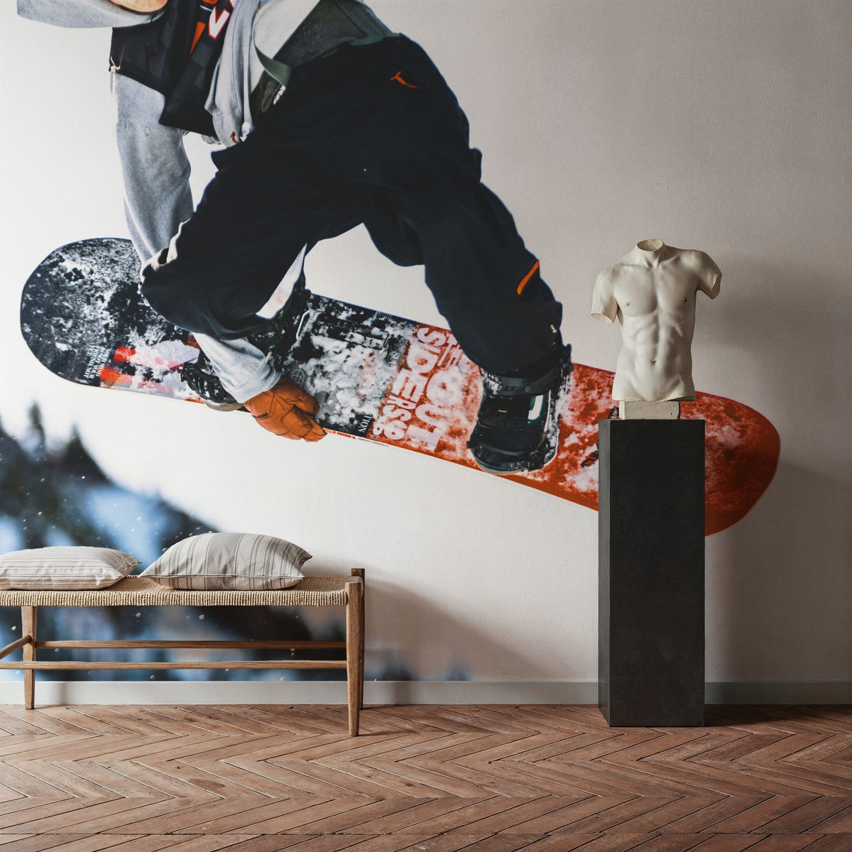 Snow Day III Mural Wallpaper - room preview 03