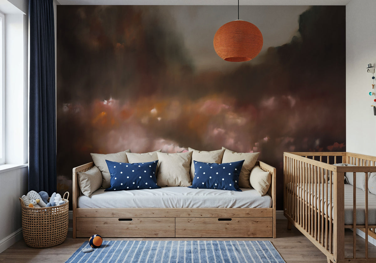 What the Flowers Saw Mural Wallpaper - room preview 03