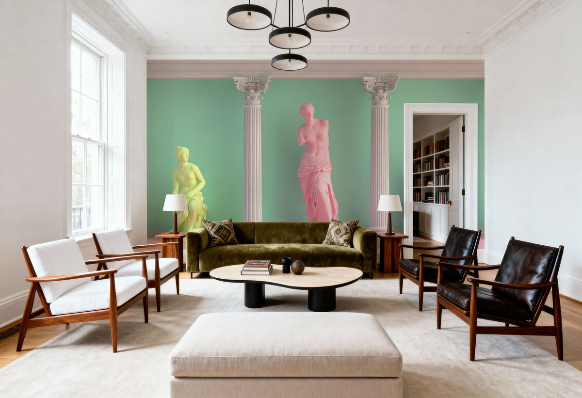 Temple of Venus Mural Wallpaper - room preview 03