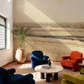 Golden Shore Silhouette Mural Wallpaper - room preview 03