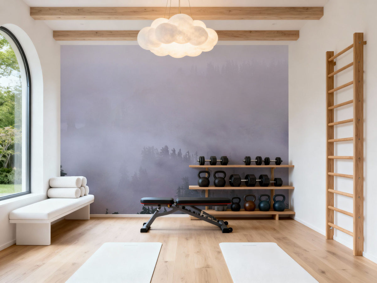 Fog Cascade Mural Wallpaper - room preview 03
