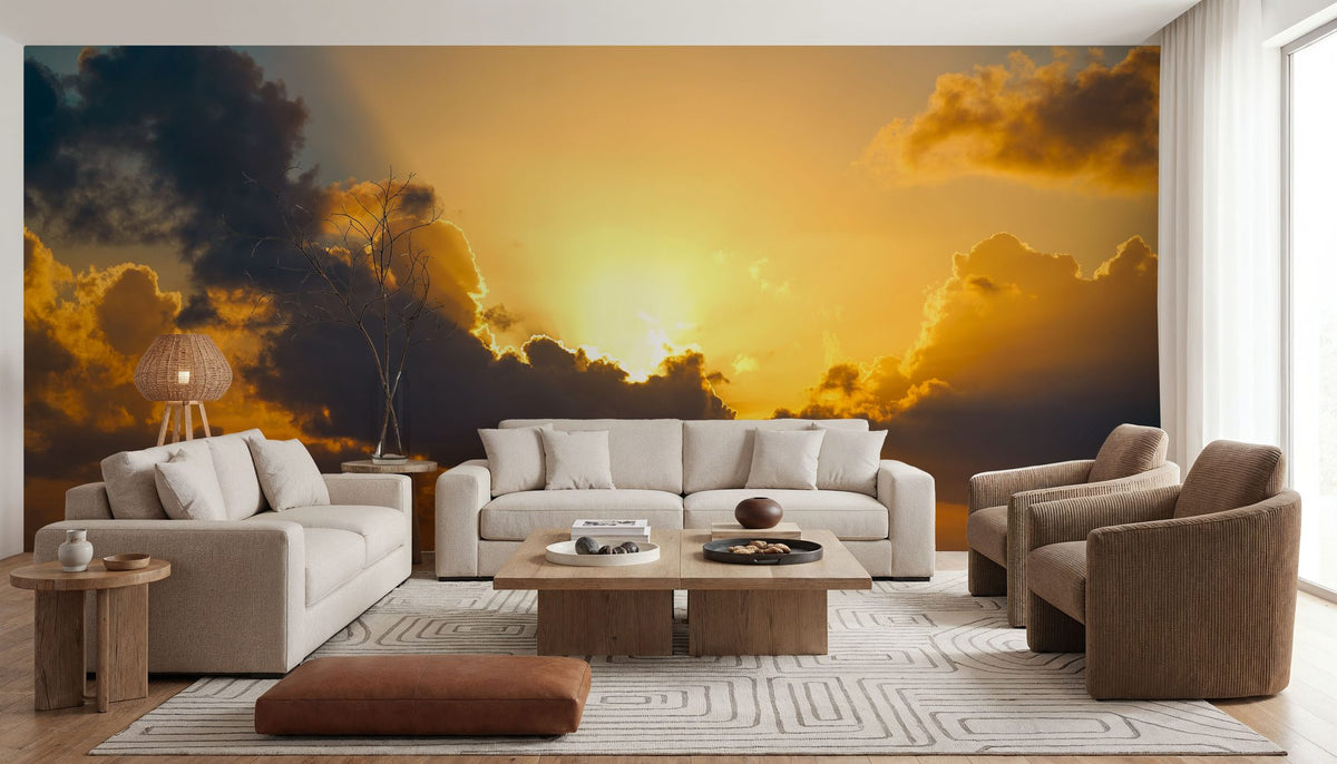 Riviera Maya Sunrise Mural Wallpaper - room preview 03