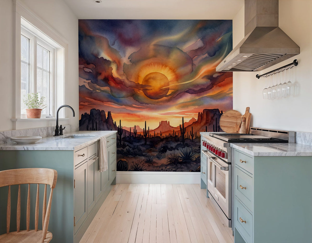 Arizona Landscape - Sunset Landscape Series Mural Wallpaper - room preview 03