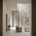 Birch Trees on White Mural Wallpaper - room preview 03
