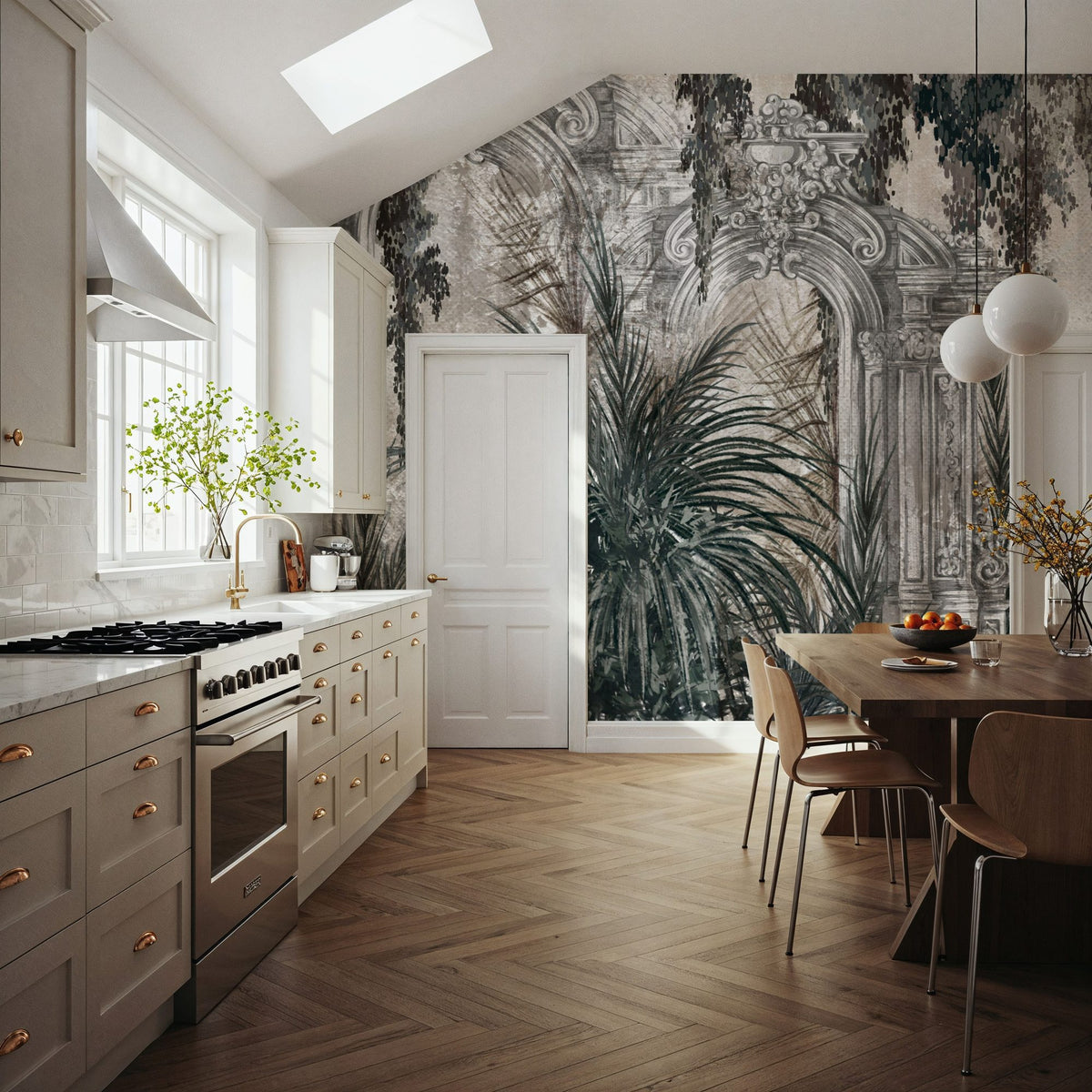 Gate to the Jungle Mural Wallpaper - room preview 03