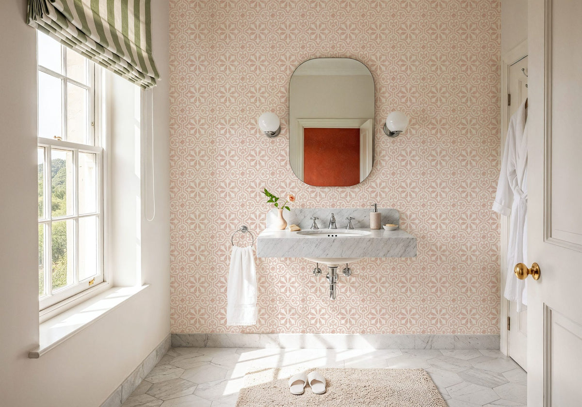 Ocean Dreams Red Mural Wallpaper - room preview 03