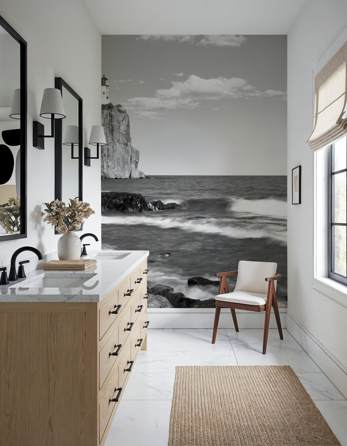 Coastal Guardian Mural Wallpaper - room preview 03