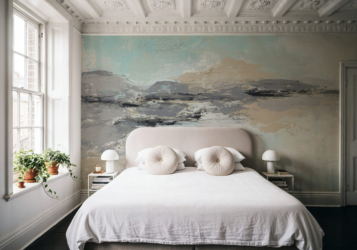 Gentle Coastline Mural Wallpaper - room preview 03