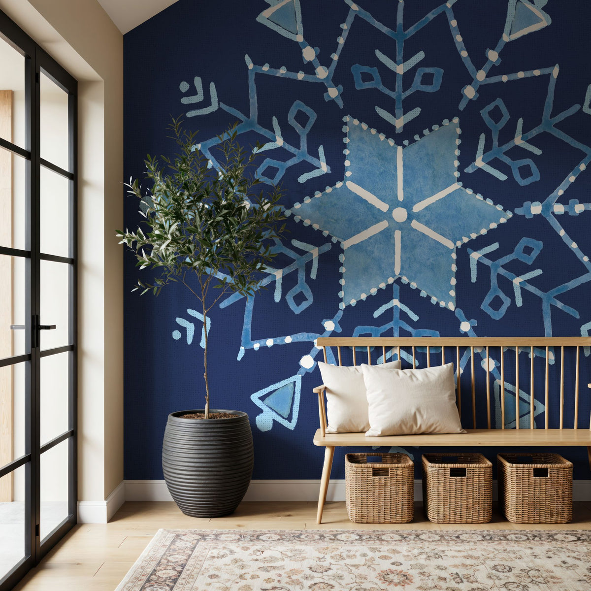 Winter Sparkle VII Mural Wallpaper - room preview 03