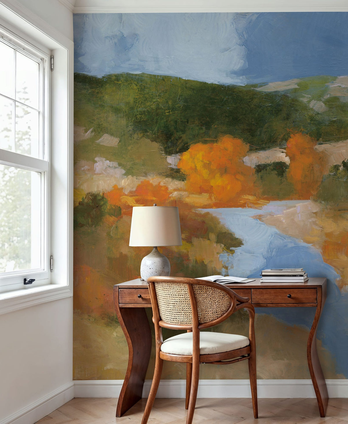 Western Fall Mural Wallpaper - room preview 03