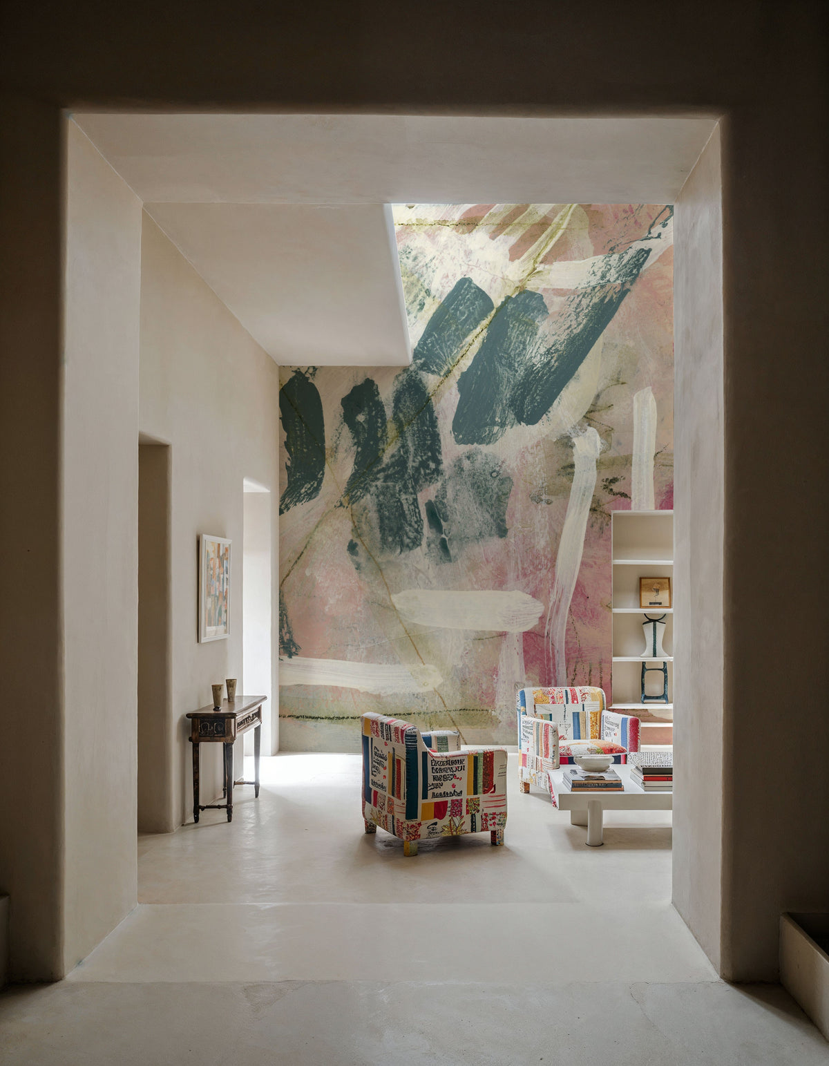 Strawberry Fields Mural Wallpaper - Neutral Tone - room preview 03