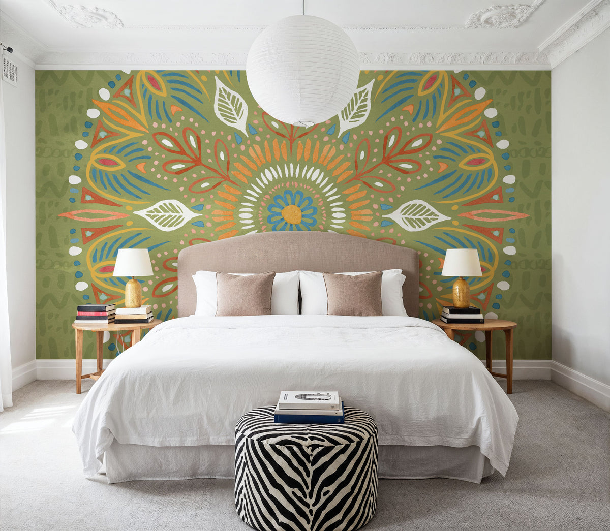 Harvest Whimsy X Color Mural Wallpaper - room preview 03