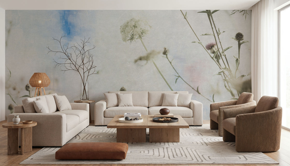 Wild Flowers II Mural Wallpaper - room preview 03