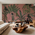 Banana Grove, Rose Mural Wallpaper - room preview 03
