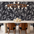 Sleeping Garden Leaves Mural Wallpaper - room preview 03