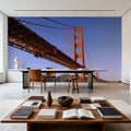 Golden Gate View Mural Wallpaper - room preview 03
