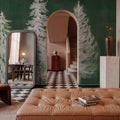 Wooded Winter Mural Wallpaper - room preview 03