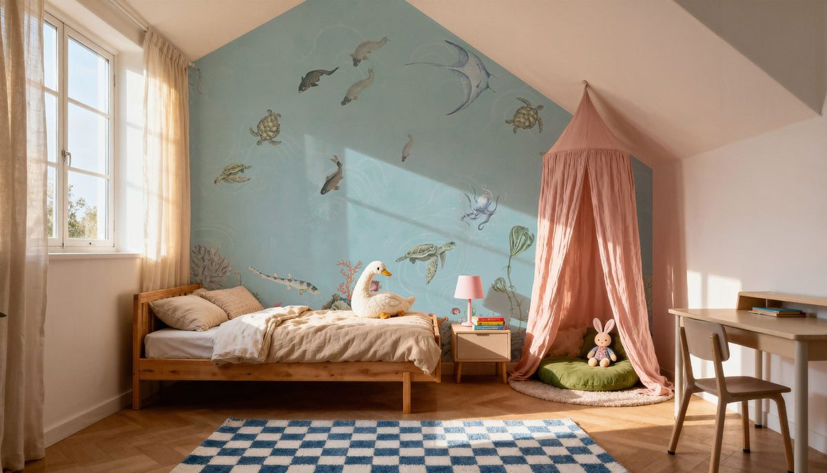 Great Reef, Ocean Mural Wallpaper - room preview 03