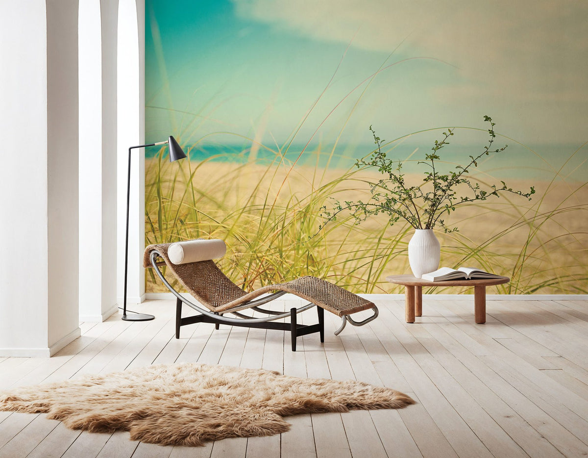 Beach Grass Mural Wallpaper - room preview 03