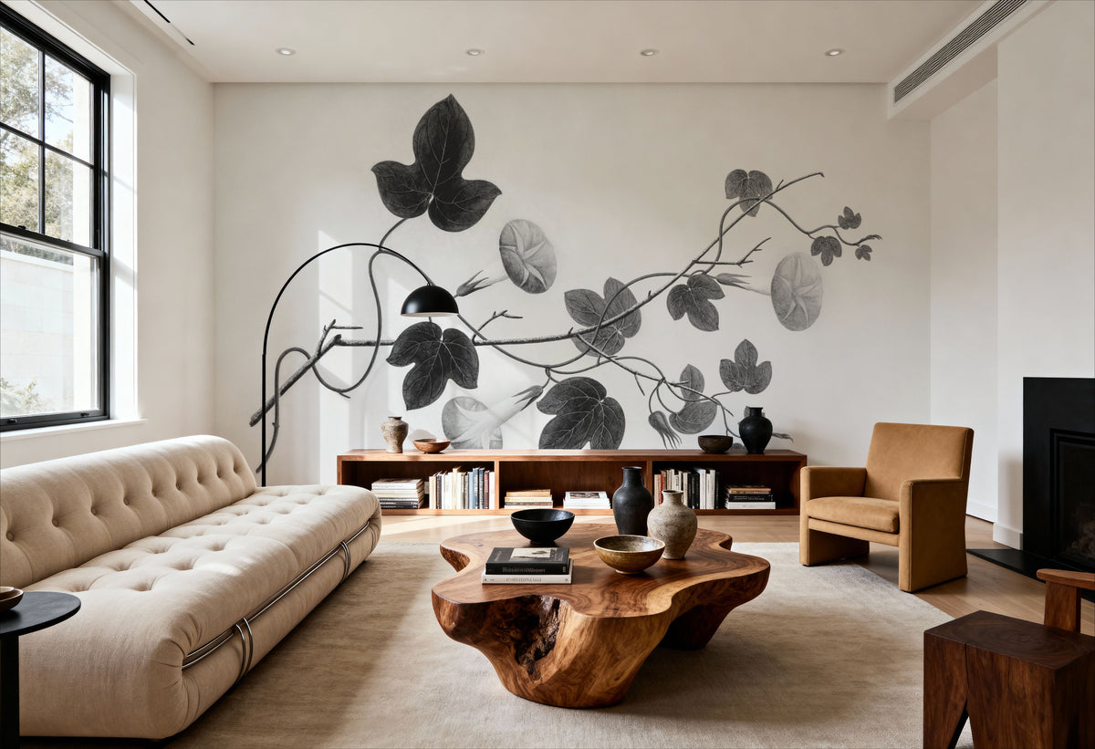 Botanical VI Mural Wallpaper - room preview 03