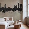 Tirana Skyline Concrete Mural Wallpaper - room preview 03