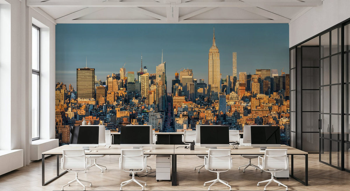 Midtown Sunset Mural Wallpaper - room preview 03