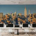 Midtown Sunset Mural Wallpaper - room preview 03