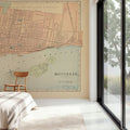 Map of Montreal Mural Wallpaper - room preview 03