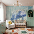 Manatee Undersea Mural Wallpaper - room preview 03