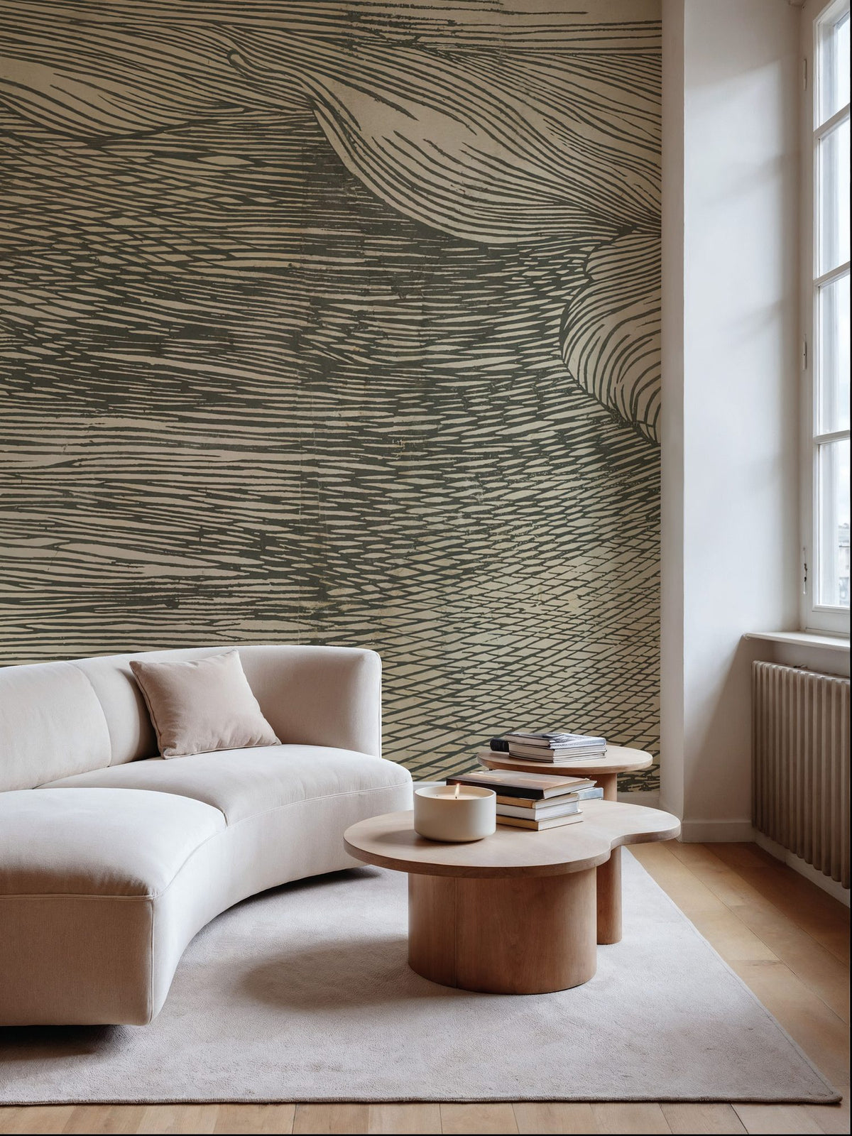 The Red Sea Mural Wallpaper - room preview 03